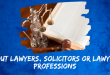 About Lawyers, Solicitors Or Lawyers' Professions